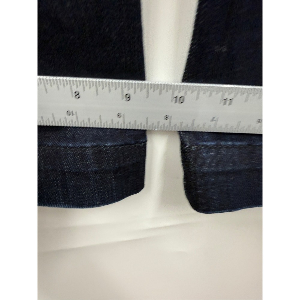 Pilcro and the Letterpress High Rise Flare Jeans Dark Indigo Blue Size 29 - Picture 12 of 12